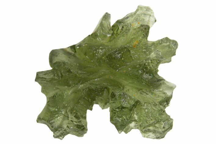 Green Moldavite Tektite ( g) - Besednice, Czech Republic #337751